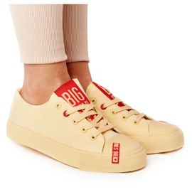 Kvinder Sneakers Big Star HH274680 Gul