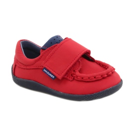 Mazurek Red Leather Boys Moccasins 113 rød