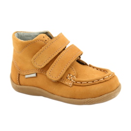 Mazurek Mazurka loafers med velcrokamel 127 gul