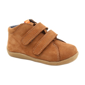 Mazurek Læder Velcro Sko, Brun 264