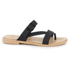 Crocs Tulum Toe Post Sandal W 206108-00W sort