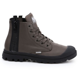 Sko Palladium Pampa Ubn lynlåse W 96857-213-M brun