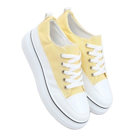 Gule BL228P Gule højesåls sneakers
