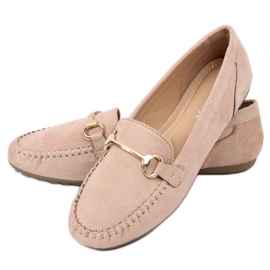 Dame beige loafers 0F219 Beige