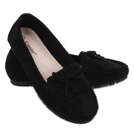 Sort kvinders loafers GS11P sort