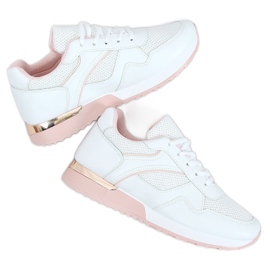 Hvide sportssko VL134P HVID / ROSE