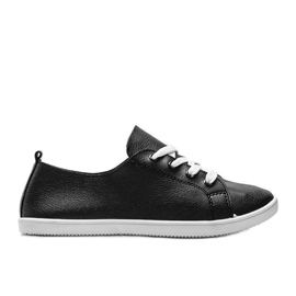 Sort Athena eco-læder sneakers