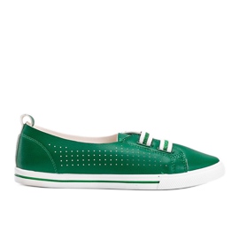 Isabela grønne øko-læder sneakers