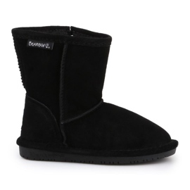 BearPaw Emma Toddler Zipper Jr 608TZ Black Neverwet Shoes sort
