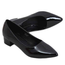 Sorte pumps lave hæle sort CC206P Sort