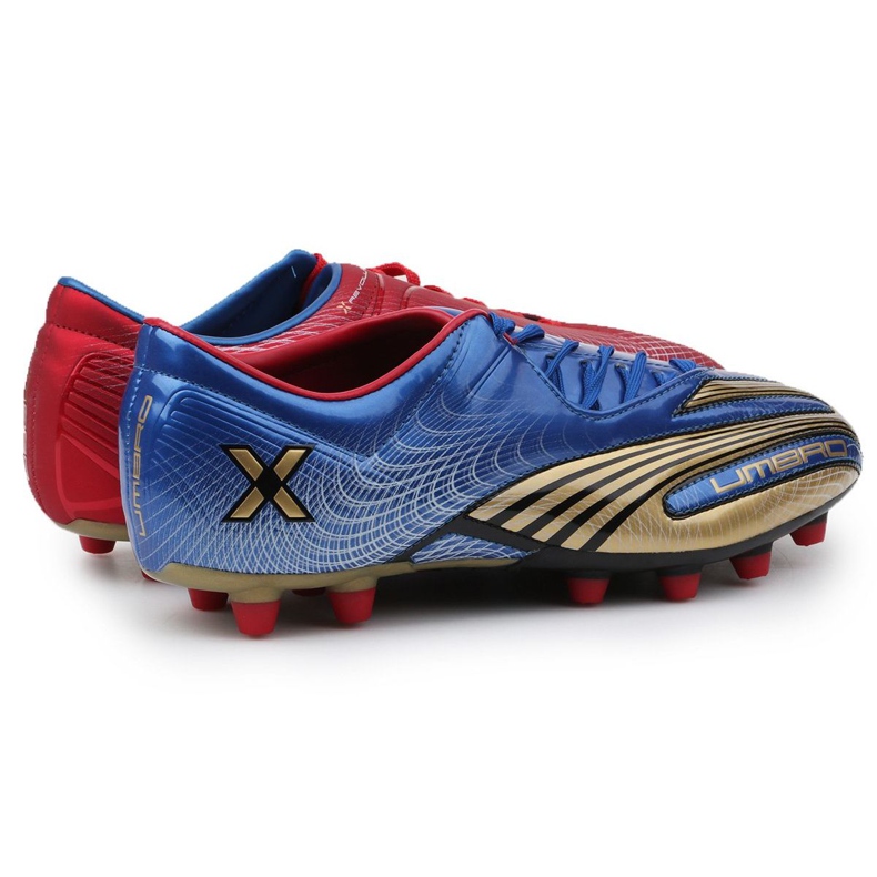 Umbro Revolution Fce II-A Hg M 886669-6CT fodboldstøvler flerfarvet marineblå, rød, blå