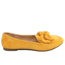 Dame loafers honning 9086 Gul