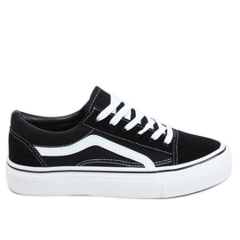 Sorte kvinders sneakers BL3612-SP Sort
