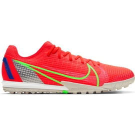 Nike Mercurial Vapor 14 Pro Tf CV1001 600 fodboldsko rød rød