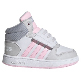 Adidas Hoops Mid 2.0 I Jr FY9290 sko lyserød grå