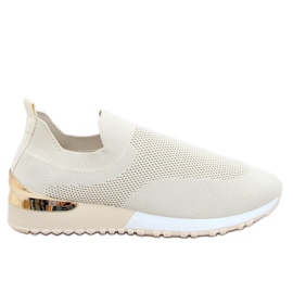 Beige strømper LDH006 Beige sportssko