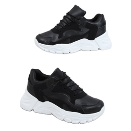 Sorte sportssko YL-45 Sort