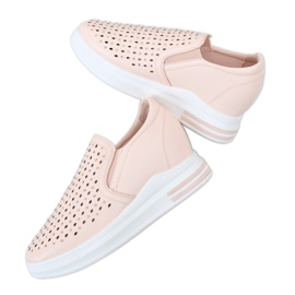 Pink sneakers glide på hæl HY-251 Pink lyserød