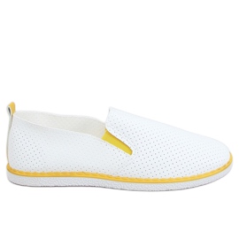 Sneakers slip-on hvid AA620 Gul