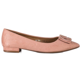 Fama Elegant Ballerina Med Ornament lyserød