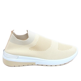Beige sportsokker G-362 Beige sko