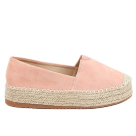 Lyserøde kvinders espadriller AB-79 Pink
