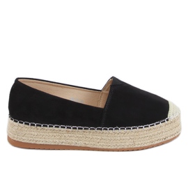 Sort espadriller til kvinder AB-79 Sort