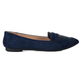 Small Swan Navy Lordsy Snake Print marine blå