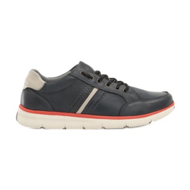 Casual herresko Vices SD63-13 Navy 41 46 beige marine blå blå
