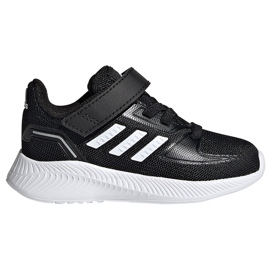 Adidas Runfalcon 2.0 I børnesko sort og hvid FZ0093