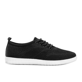 Sorte openwork sports sneakers fra Maci
