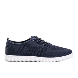 Maci marineblå åbent sneakers
