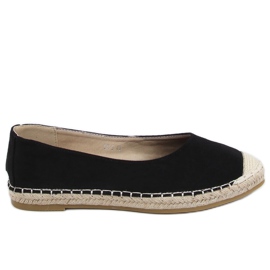 Sorte espadriller til kvinder CD-3 Sort