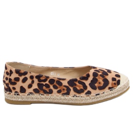 Leopard CD-3 Leopard kvinders espadriller brun