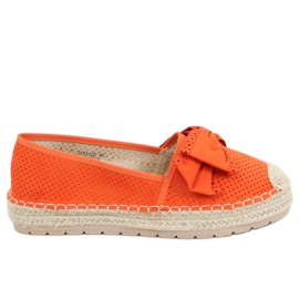 Orange espadriller til kvinder J131-22 Orange