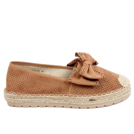 Espadriller til kvinder kamel J131-22 Camel brun