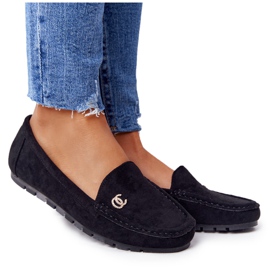 PS1 Kvinder sorte ruskind loafers Madelyn