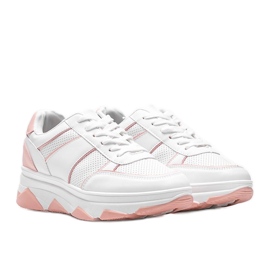 Hvide og lyserøde sneakers fra Julissa