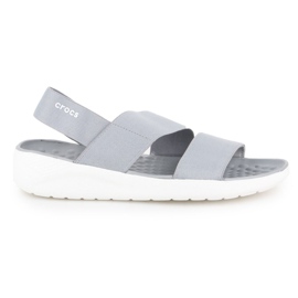 Crocs Literide Stretch Sandal W 206081-00J grå