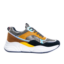 Grå camo sneakers fra Lindsay brun