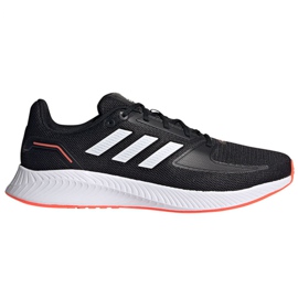 Adidas Runfalcon 2.0 M FZ2803 løbesko hvid sort orange