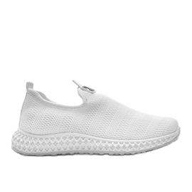 Katy hvide slip-on sportssko