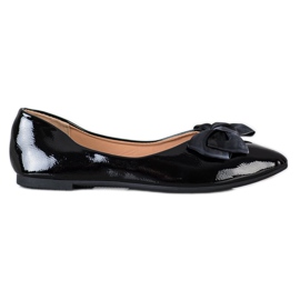 Diamantique Elegante lakerede ballerinaer sort