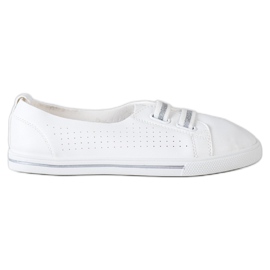 SHELOVET Sports Slipons hvid