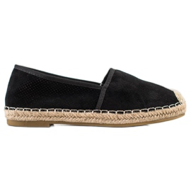 Kayla Let åbent Espadrilles sort