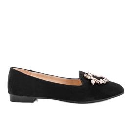 Sorte Brille loafers til kvinder