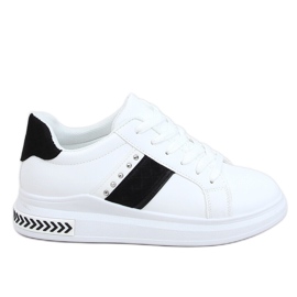 Hvide kvinders sneakers CC-42 HVID / SORT