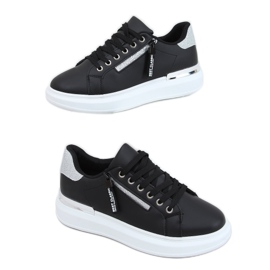 Sorte kvinders sneakers F006 Sort