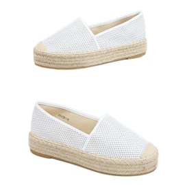 Hvide kvinders espadriller A666-ESP-1 Hvid