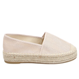 Beige espadriller til kvinder A666-ESP-1 Beige
